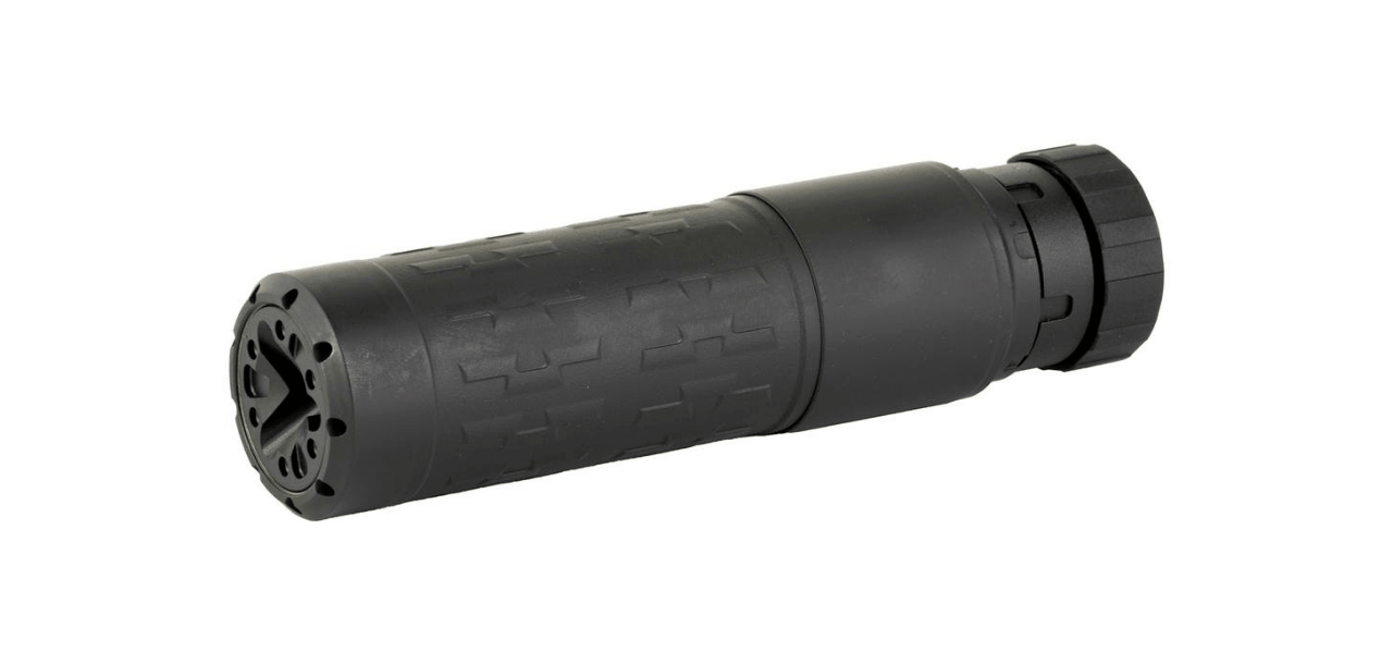 A close-up image of the SilencerCo Velos LBP 556